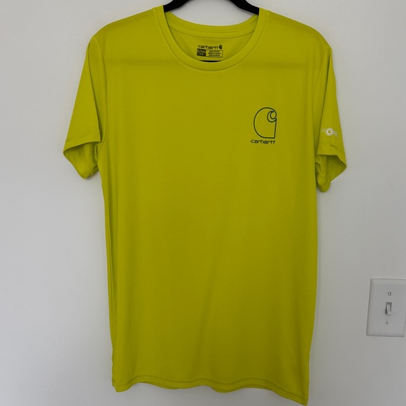 Carhartt Other - Carhartt NWT Boys’ Force Sun Defender T-shirt, Neon Green - Size XL